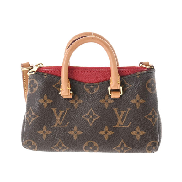 Louis Vuitton Handbags - Louis Vuitton Monogram Pallas Cerise Red Canvas Shoulder Bag